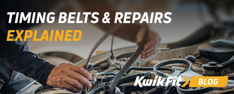 mechanic changing a timing belt